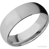 7 mm wide Domed Titanium band. - Diamonds By Rothschild