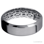 7 mm wide High Bevel Tantalum band. - Diamonds By Rothschild