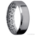 7 mm wide High Bevel Tantalum band. - Diamonds By Rothschild