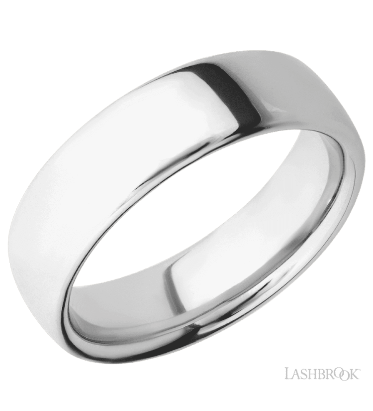 7 mm wide Ultra Comfort (our most comfortable profile) 14K White Gold band. - Diamonds By Rothschild