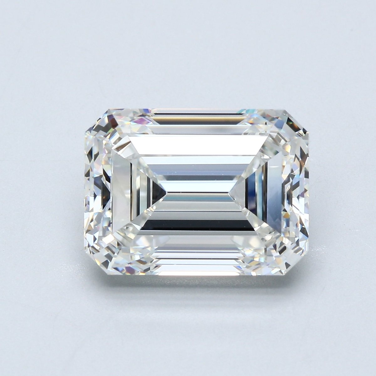 8 Carat Emerald - Natural Diamond - 8.01 - H - VVS2 - EX - EX - Diamonds By Rothschild