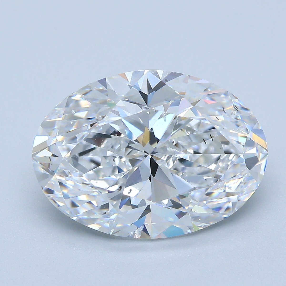 8 Carat Oval - Natural Diamond - 8 - D - SI2 - VG - VG - Diamonds By Rothschild