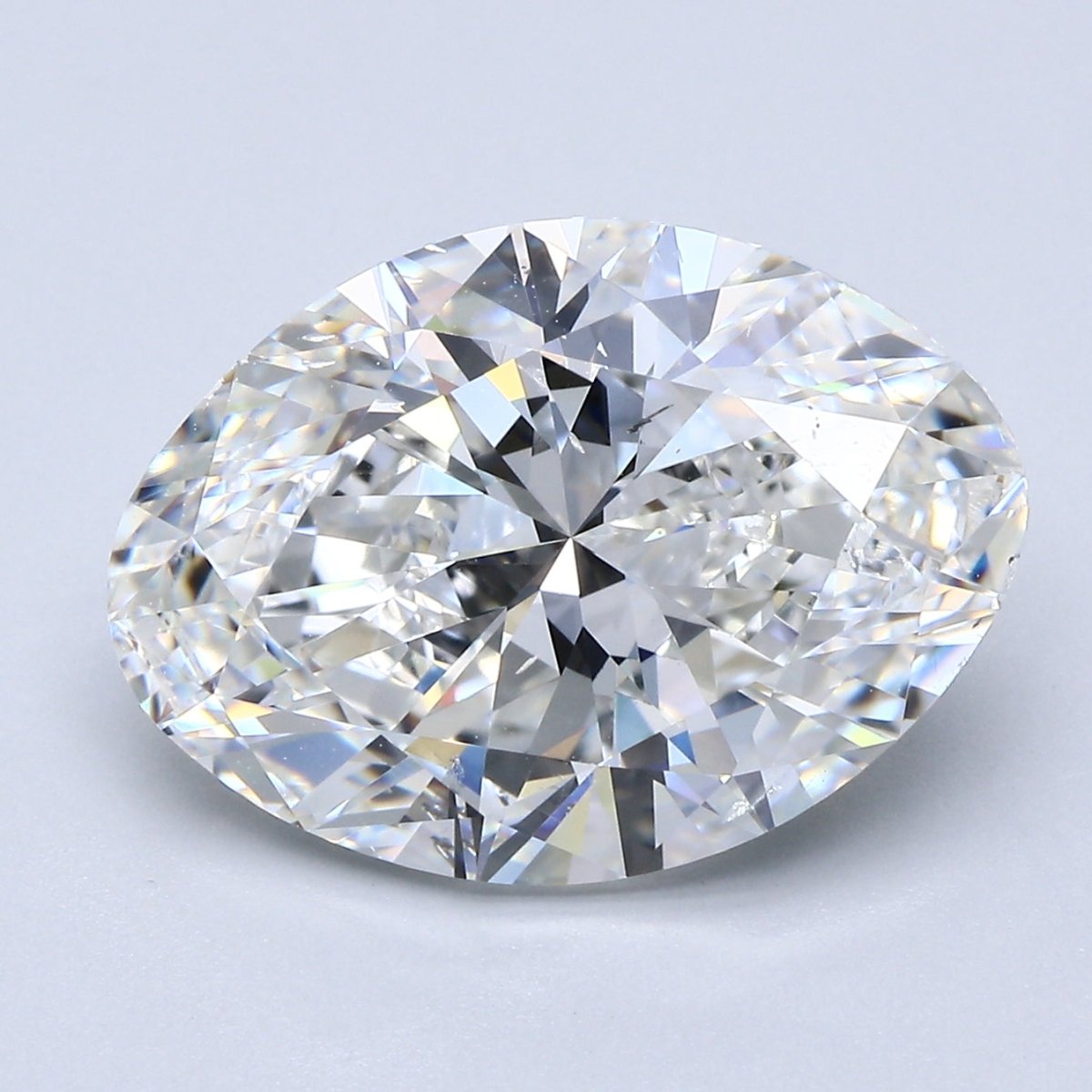 8 Carat Oval - Natural Diamond - 8.01 - F - SI1 - VG - EX - VG - Diamonds By Rothschild