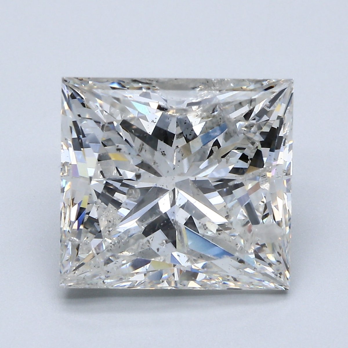8 Carat Princess Cut Natural Diamond - I I1 - 8.08ct - G Symmetry - Diamonds By Rothschild