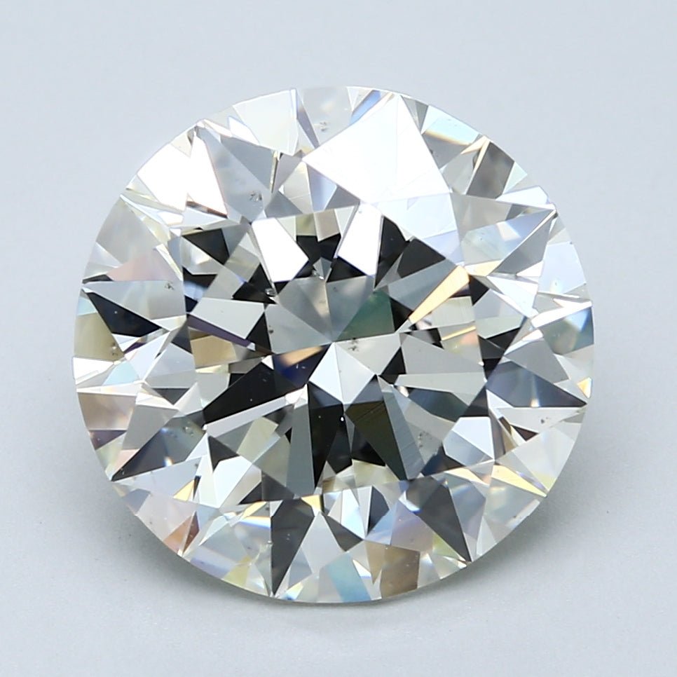 8 Carat Round - Natural Diamond - 8.03 - K - SI2 - EX - EX - EX - Diamonds By Rothschild