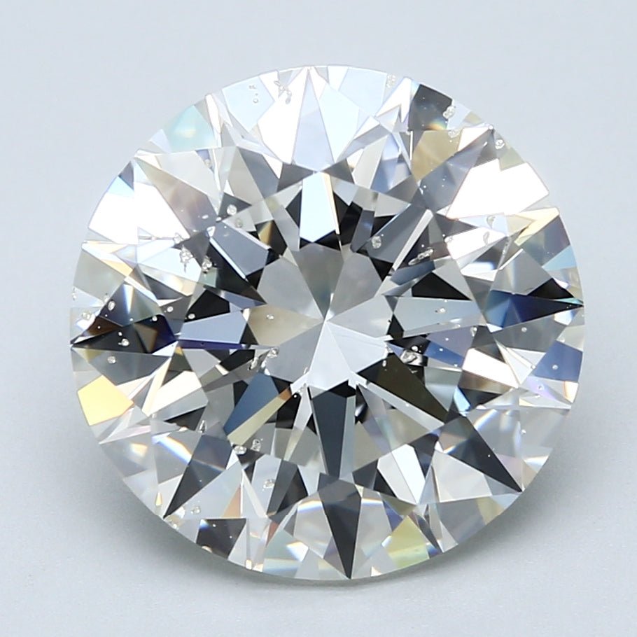 8 Carat Round - Natural Diamond - 8.13 - H - Slightly Included - EX - EX - EX - Diamonds By Rothschild