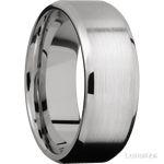 8 mm wide Beveled Cobalt Chrome band. - Diamonds By Rothschild