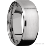 8 mm wide Beveled Cobalt Chrome band. - Diamonds By Rothschild