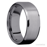 8 mm wide Beveled Tantalum band. - Diamonds By Rothschild