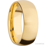 8 mm wide Domed 14K Yellow Gold band. - Diamonds By Rothschild