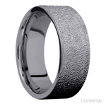 8 mm wide Flat Tantalum band. - Diamonds By Rothschild