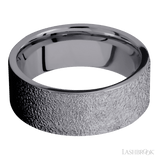 8 mm wide Flat Tantalum band. - Diamonds By Rothschild