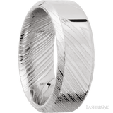 8 mm wide High Bevel Woodgrain band. - Diamonds By Rothschild