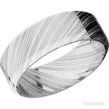 8 mm wide High Bevel Woodgrain band. - Diamonds By Rothschild