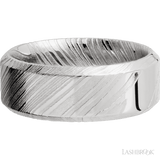 8 mm wide High Bevel Woodgrain band. - Diamonds By Rothschild