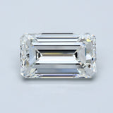 9 Carat Emerald - Natural Diamond - 9 - F - VVS2 - VG - EX - VG - Diamonds By Rothschild