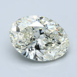 9 Carat Oval - Natural Diamond - 9.03 - K - SI2 - VG - VG - VG - Diamonds By Rothschild