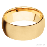 9 mm wide Domed 14K Yellow Gold band. - Diamonds By Rothschild