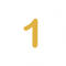 One Icon on white