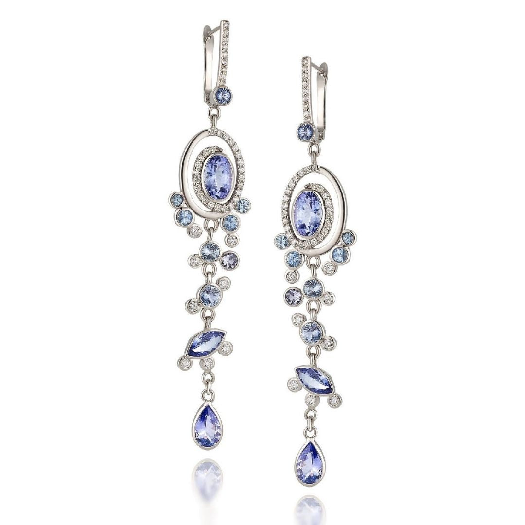 StarDust Dangle Earrings - Martha Seely Design