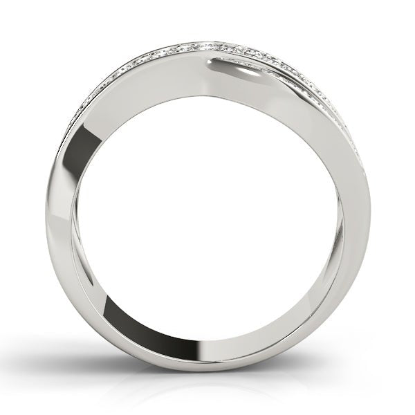 Bold & Beautiful Multiple Row Diamond Pavé Wedding Ring - Diamonds By Rothschild