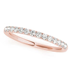 Diamond Pavé Wedding Ring - For 1/2ct & 3/4ct Engagement Rings - Diamonds By Rothschild