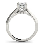 Double Prong Cushion Solitaire Engagement Ring - Diamonds By Rothschild