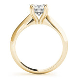 Double Prong Cushion Solitaire Engagement Ring - Diamonds By Rothschild