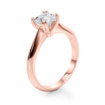 Double Prong Cushion Solitaire Engagement Ring - Diamonds By Rothschild