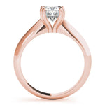 Double Prong Cushion Solitaire Engagement Ring - Diamonds By Rothschild