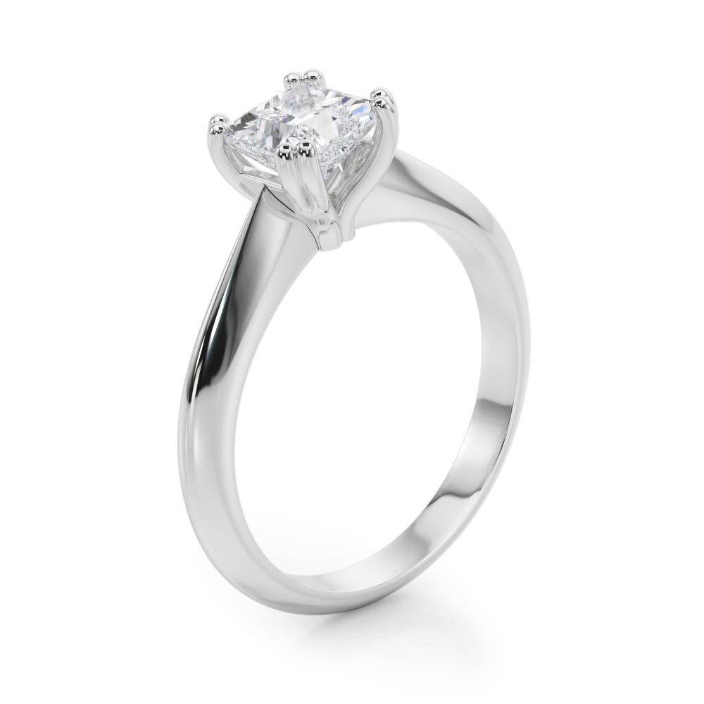 Double Prong Cushion Solitaire Engagement Ring - Diamonds By Rothschild