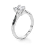 Double Prong Cushion Solitaire Engagement Ring - Diamonds By Rothschild