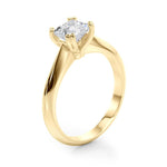 Double Prong Cushion Solitaire Engagement Ring - Diamonds By Rothschild