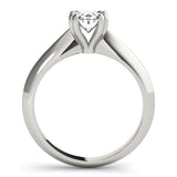 Double Prong Oval Solitaire Engagement Ring - Diamonds By Rothschild