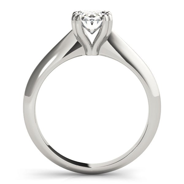 Double Prong Oval Solitaire Engagement Ring - Diamonds By Rothschild