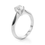 Double Prong Oval Solitaire Engagement Ring - Diamonds By Rothschild