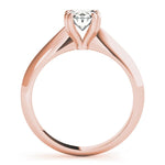 Double Prong Oval Solitaire Engagement Ring - Diamonds By Rothschild