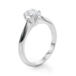 Double Prong Pear Engagement Ring - Diamonds By Rothschild