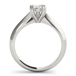 Double Prong Pear Engagement Ring - Diamonds By Rothschild