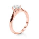 Double Prong Pear Engagement Ring - Diamonds By Rothschild