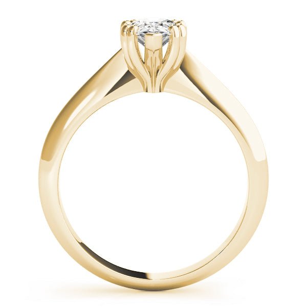 Double Prong Pear Engagement Ring - Diamonds By Rothschild