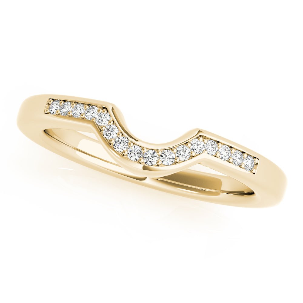 Elegant Diamond Pavé Wedding Wrap Ring - Diamonds By Rothschild