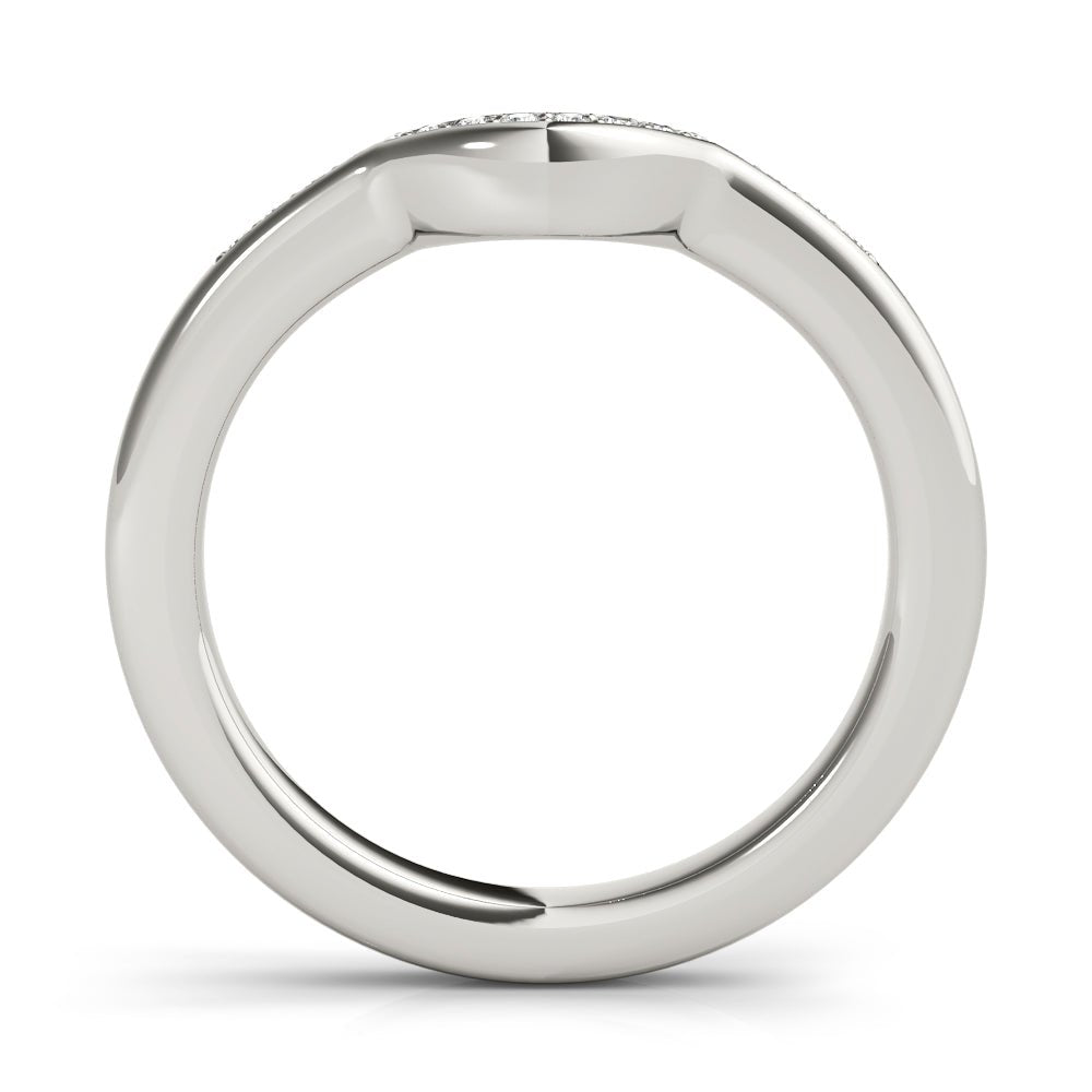 Elegant Diamond Pavé Wedding Wrap Ring - Diamonds By Rothschild