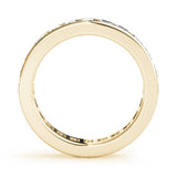 Elegant & Fine Square Cut Diamond Channel Pavé Eternity Wedding Ring - Diamonds By Rothschild
