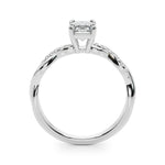 Emerald Cut Center Engagement Ring - Diamonds By Rothschild