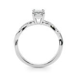 Emerald Cut Center Engagement Ring - Diamonds By Rothschild