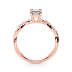 Emerald Cut Center Engagement Ring - Diamonds By Rothschild