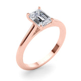 Emerald Cut Solitaire Engagement Ring - Diamonds By Rothschild