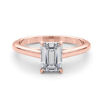 Emerald Cut Solitaire Engagement Ring - Diamonds By Rothschild