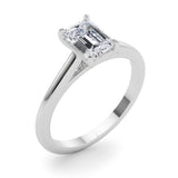 Emerald Cut Solitaire Engagement Ring - Diamonds By Rothschild